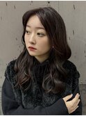 ”レッドブラウン×ふわっとカール”  なかもと はな