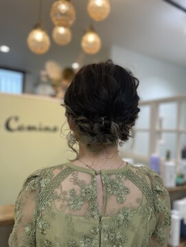 美容室エルカミノ ふわふわアップアレンジ