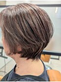40代50代髪の毛がまとまるお手入れ楽々◎小顔ショート【高槻】