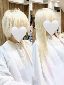 ハウス(HAUS.) ハイトーンエクステ長さだし