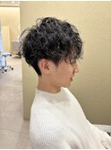 メンズパーマ　ツイストスパイラル