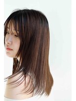 ロッソ ヘアアンドスパ 谷塚店(Rosso Hair&SPA)&nbsp;ミディアムレイヤー[Rosso谷塚]