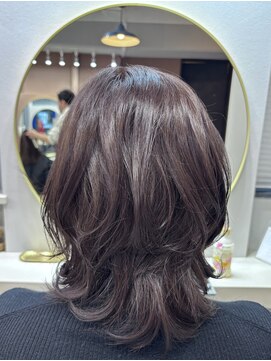 アオ 花咲町(a-o) 大人ツヤ感ピンクパールカラー♪