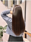 髪質改善バイカルテトリートメントに柔らかブラウン♪