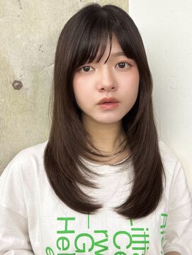 ガーデン 銀座(GARDEN) ミディアムレイヤー/イメチェン/ミニウルフチェリーブラウン銀座