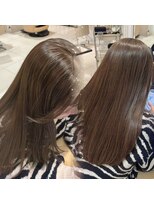 ノーブル 白金台店(Noble by PROGRESS)&nbsp;☆透明感 大人カール30代40代50代ミルクティーベージュ☆