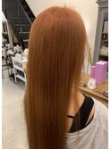 ○femme 二条○ブリーチ　オン　オレンジ