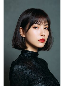 ロッソ ヘアアンドスパ 谷塚店(Rosso Hair&SPA) 前髪顔まわりカット/外ハネボブ/丸みボブ