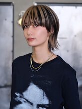 シアン(cyan) ショートマッシュウルフ