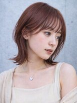 ルシードスタイルアンディアーモ(LUCIDO STYLE andiamo)&nbsp;外ハネボブレイヤーカット小顔透明感カラーフェミニン大人可愛い