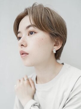 ギークス(GEEKS) 【GEEKS渋谷】マッシュショート/マロンベージュ/冬ヘア/20代30代