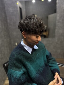 メロウメンズライン 神戸三宮(mellow men's line) シャドウパーマ / 緩めパーマ / メンズカット / モテ髪