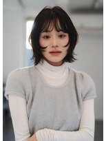 シエカ(CIECA.)&nbsp;小顔/オリーブグレー/ココアベージュ/黒髪/レイヤー
