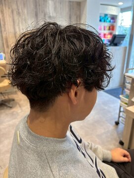 エヌアンドエー せんげん台店(N&A) スパイラル/波巻きパーマミックス 無造作セットのマッシュ