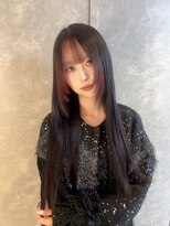 ガルボヘアー 名古屋栄店(garbo hair) #プルエクステ#エクステ#デザインカラー#チェリーレッド