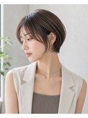20代30代/髪質改善/耳かけショート/丸みショート