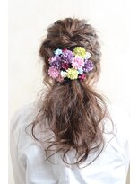 シェア(SHARE hair make works)&nbsp;【SHARE】☆お呼ばれダウンスタイルアレンジ☆