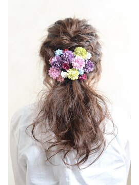 シェア(SHARE hair make works) 【SHARE】☆お呼ばれダウンスタイルアレンジ☆