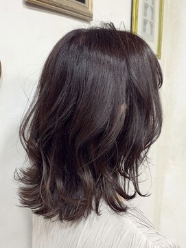 ランプ ヘアー(lamp hair) レイヤー×ラベンダーグレー/lamp 清水