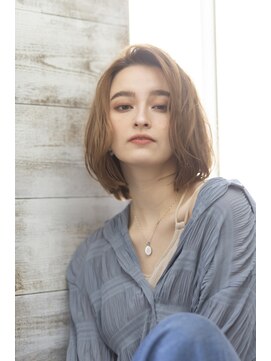 エフィール(afeel) 【透明感カラー】アンニュイ ボブ