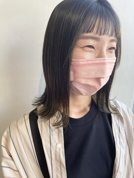ヘアー アイス 御器所本店(HAIR ICI) カーキカラー×グラデーション