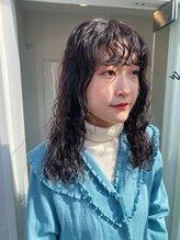 セルマ 自由が丘(selma est) ハードパーマ　ラベンダーグレージュ