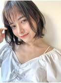 ボブ × シースルーバング