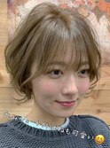 丸みショートボブ【早稲田新宿】