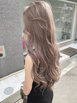 モレッティウィズリゴヘアー(Moretti with RIGO hair) 雑誌掲載作品！！ミルクティーピンクベージュ！