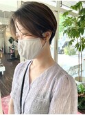 襟足すっきりハンサムショート
