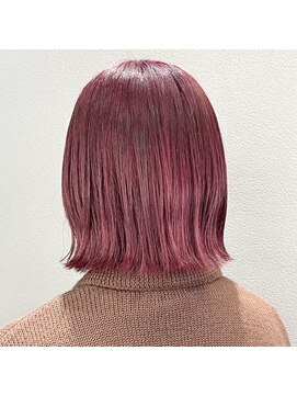 ミル 今治(1003 mille IMABALI) ピンクパープルのミディアムヘア