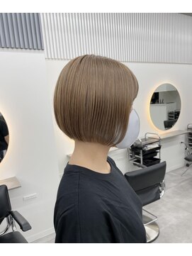 レノ(RENO) minibob×milk tea beige@20代30代40代