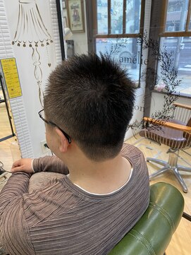 アメリ エ ギャルソン 門前仲町店(amelie et garcon) アッシュブラック/刈り上げ＠30代40代50代　[amelie門前仲町]