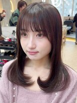 シーシンジュク 新宿南口(Sea shinjuku)&nbsp;韓国風前髪×レイヤーカット【髪質改善/新宿/レイヤーカット】