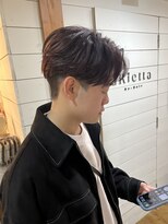 アリエッタ(aRietta) スーツ韓国センターパートカルマパーマモテ流行