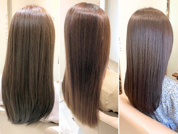 カノア(CANNOA.)の写真/ナチュラルで女性らしいうる艶なストレートヘア◇毛先まで滑らかな指通りにあなたもトリコ♪
