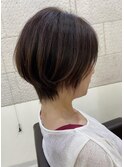 白髪ぼかしショート
