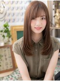 シースルーバングツヤ感ニュアンスカラーh3戸田公園20代30代40代