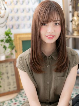 カバーヘア ブリス 戸田公園西口店(COVER HAIR bliss) シースルーバングツヤ感ニュアンスカラーh3戸田公園20代30代40代