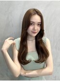 髪質改善*レイヤーロングアッシュオリーブ*美髪【Zina荻窪】