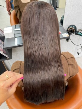 ケーツー エム 京都ラクエ(k-two emu) ウルトワトリートメント*水素トリートメント*ブラウンカラー