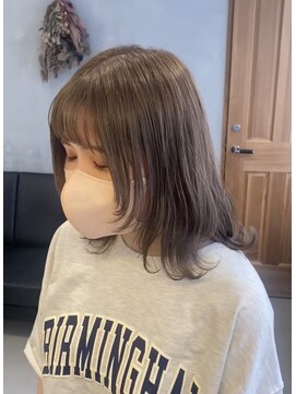 シアエミュー 新越谷店(SHEER emu) ウルフレイヤー×ミルクティーグレージュ