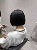ぱつっとボブ