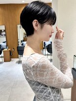 ヤイエ 青山店(yiye)&nbsp;マッシュショート丸みショートボブくびれショート黒髪ショート