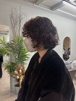 プラム(plum.)&nbsp;マッシュボブくるくるパーマ