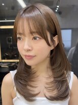 ロンドアヴァントゥス 池袋(Lond aventus)&nbsp;韓国レイヤー/韓国風/ボブ/髪質改善/黒髪/ブリーチなし〔池袋〕