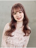 ロング顔周りレイヤーロング美髪_F0054