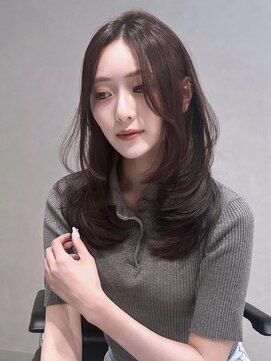 リアン バイ キートス(Lien by kiitos) ハッシュカット×チェリーカラー