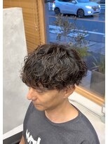 エッジ(EDGE)&nbsp;大分メンズ無造作波巻きツイストスパイラルシャドウパーマ