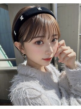 サンド 池袋 2nd(sand) ナチュラマッシュ#ショートアレンジ#縮毛矯正#髪質改善